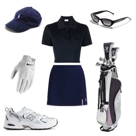 Golf Essentials, Cute Golf Outfit, Fran Fine, Outfit Korean, Gold Outfit, Golf Attire, Gym Fits, Tennis Fashion, Golf Outfits Women