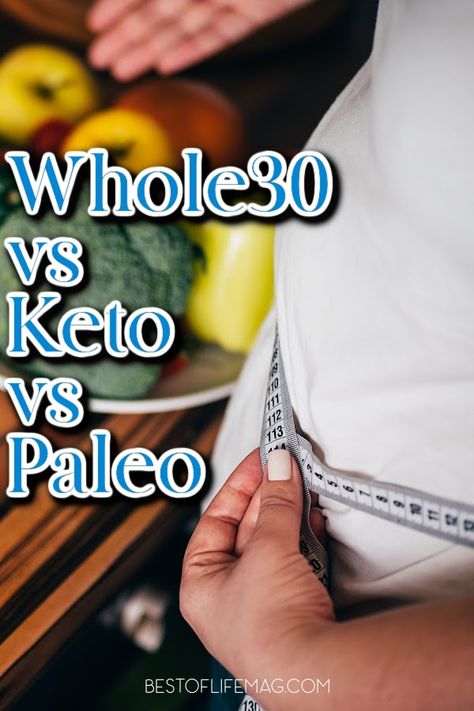 When finding a healthy diet that is right for you, it's important to look at Whole30 vs Paleo vs Keto and compare the differences so you feel as great as you look. Weight Loss Tips | Tips for Losing Weight | How to Lose Weight | Paleo Diet Tips | Whole30 Tips | Keto Tips | Low Carb Diet | Healthy Nutrition | What is Paleo | Weight Loss Recipes | Whole30 Overview | Paleo Overview | Keto Overview #whole30 #ketodiet via @amybarseghian Paleo Carbs, What Is Paleo, Paleo Vs Keto, Tips For Losing Weight, Diet Dinner Recipes, Keto Diet List, Whole 30 Diet, Keto Tips, Keto Diet Breakfast