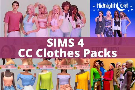 33+ Best Sims 4 CC Clothes Packs - We Want Mods Best Sims 4 Cc, Sims 4 Cc Clothes, 70’s Outfit, Sims Gameplay, Birthday Clothes, 17 Birthday, Clothes Cc, Cc Clothes, Free Sims 4