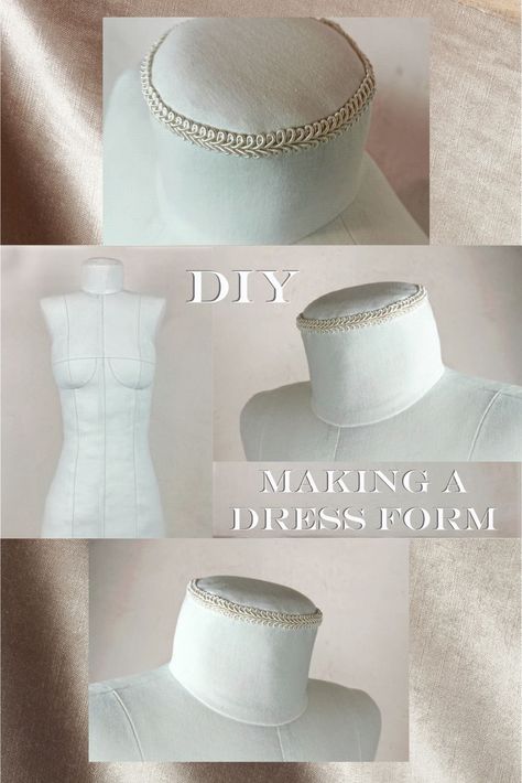 DIY Dress Form with pattern from BootstrapFashion I Tutorial by Christin Grace In this tutorial I show you, how to make your own custom fit dress form using your own measurements with the pattern from BootstrapFashion. #Custom Fit Dressform #DIY Dress Form #Making A Dress Form #Sewing #Sewing Pattern #Fashiondesign Diy Dress Form, Custom Dress Form, Making A Dress, Bell Dress, Dress Bodice, Sewing Dress, American Quilt, Sewing 101, Belle Dress