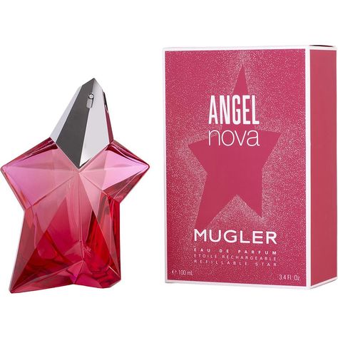 Mugler Angel Nova, Mugler Angel, American Express Logo, Damask Rose, Thierry Mugler, Womens Fragrances, Make Design, Women Perfume, Fragrance Notes