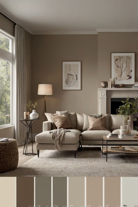 Ashen Tan 996 - Neutral Sophistication for 2024! - upgradesign.blog Walls Color, Best Room Paint Colors, Color Of Wall, Colour Room Ideas, Walls Living Room, Best Paint For Living Room Walls, Living Ideas, Colors Wall, Paint For Room