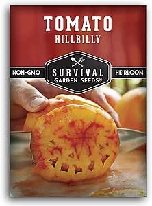 Hillbilly Tomato, Tomato Seed, Survival Garden, Flower Seeds Packets, Growing Microgreens, Seed Shop, Heirloom Tomato, Survival Gardening, Heirloom Vegetables