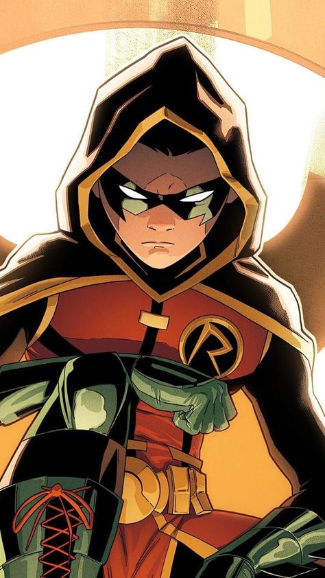 All Robins Dc, Dc Robin Wallpaper, Damian Wayne Comics, Robin Comic Art, Damian Wayne Wallpaper, The Bat Family, Robin Comic, Dc Comics Robin, Robin Damian Wayne