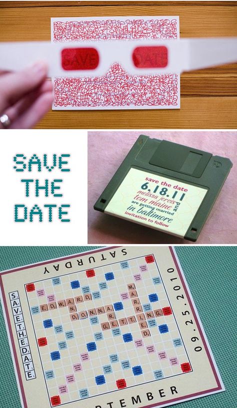 save the date Save The Date Wedding Ideas, Save The Date Inspiration, Save The Date Ideas, Diy Posts, Floppy Disk, Date Ideas, Casino Theme Parties, Cool Ideas, Save The Dates