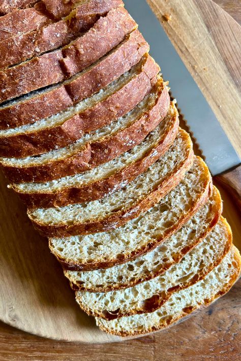 This beginner-friendly recipe is super straightforward to make, no fancy equipment or techniques required. In just 3 hours, you’ll have delicious homemade sandwich bread for the week! | #bread #sandwichbread #breadrecipe #easybreadrecipes #honey #wholewheat #homemadebread Roasted Garlic Artisan Bread, Garlic Artisan Bread, Whole Wheat Sandwich Bread Recipe, Wheat Sandwich Bread Recipe, Whole Wheat Sandwich Bread, Wheat Sandwich Bread, Best Tuna Salad Recipe, Homemade Sandwich Bread, Honey Wheat Bread