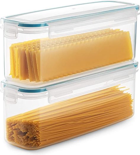 Storage Containers For Pantry, Pasta Containers, Containers For Pantry, Pasta Storage, Pantry Storage Containers, Airtight Storage, Container Storage, Large Pantry, Food Storage Container Set