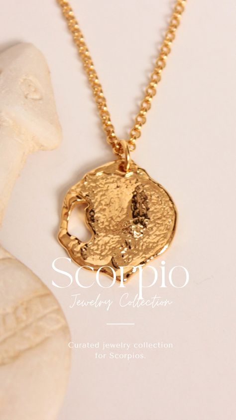 With our Scorpio jewelry collection, you can find a meaningful, deep, mysterious jewelry gift for the Scorpio in your life or for yourself. Mysterious Jewelry, Scorpio Jewelry, The Scorpio, Eye Of Ra, Jewelry Gift Guide, Scorpio Season, Eye Of Horus, Scorpio Zodiac, Zodiac Capricorn