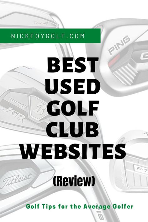 used golf clubs New Golf Clubs, Used Golf Clubs, Titleist Golf, Golf Clubs For Sale, Golf Rules, Best Websites, Time Saving, Garage Sale, Best Sites