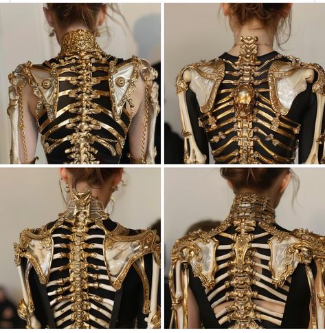 Witch Alter Ideas, Exo Skeleton, Science Fashion, Skeleton Clothes, Alter Ideas, Whimsical Witch, Gothic Gifts, Sfx Makeup, Model Outfits