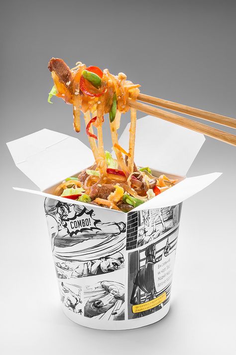 Food Photography Takeaway, Delivery Food Photography, Packaged Food Photography, Wok Photography, Food Box Photography, Takeaway Food Photography, Takeaway Photography, Noodle Photography, Takeaway Packaging Design