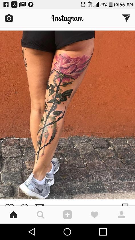 Female Leg Tattoos Calves, Behind The Leg Tattoos For Women, Unique Leg Tattoos Women, Behind Leg Tattoo Thighs, Tattoo Western, Lace Thigh Tattoos, Front Thigh Tattoos, Thigh Tats, Chris Tattoo