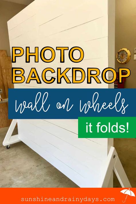 Mobile Backdrop Wall, Brown Paper Photo Backdrop, White Shiplap Photo Backdrop, Diy Backdrop Wall Ideas, How To Build A Wooden Backdrop Stand, Reusable Photo Backdrop, Simple Wood Backdrop, Fall Diy Photo Backdrop, Folding Wood Backdrop