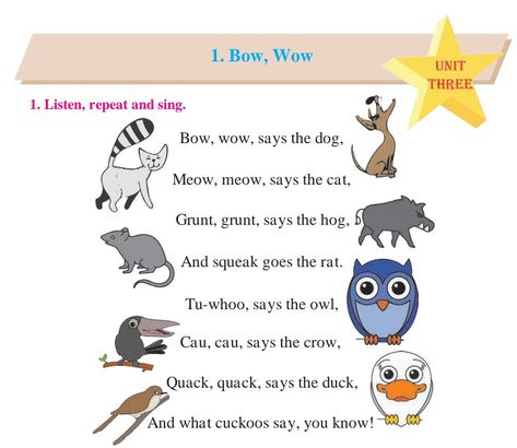 #education #educational videos, #std 1St, #bowwow #poem #learn #easy #balbharati #maharashtraboard #ncert Animals And Their Sounds, Rhymes For Kids, Reading Practice, Animal Sounds, Easy Learning, About Animals, Bow Wow, Educational Videos, English Vocabulary