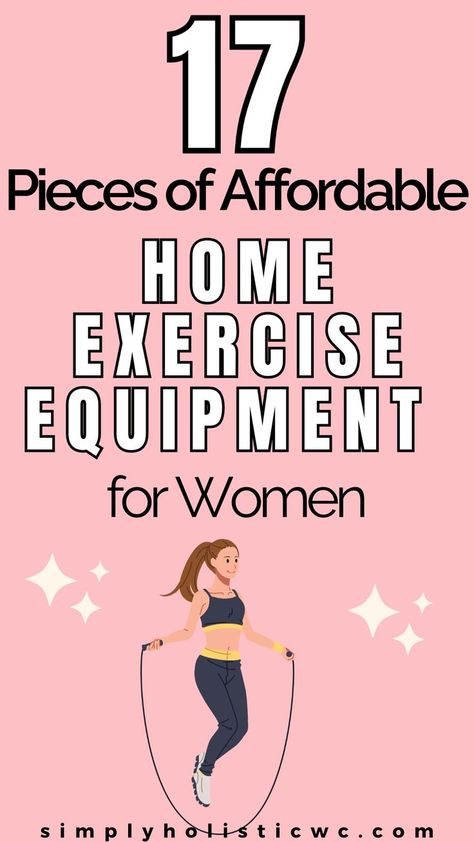 Home Exercise Equipment for Beginners. Woman exercising Small Space Workout, Small Exercise Equipment, Best Home Exercise Equipment, Home Gum, Home Gym Must Haves, Home Gym On A Budget, Home Exercise Equipment, Best Home Workout Equipment, Home Gym Ideas