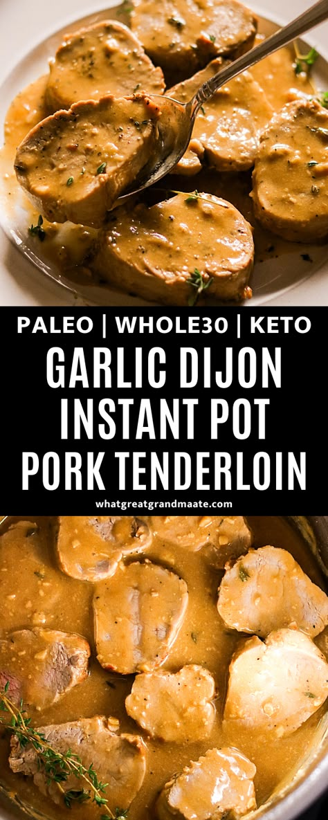 Keto Pork Tenderloin Instant Pot, Pork Tenderloin Recipes Instant Pot Keto, Healthy Pork Tenderloin Recipes Instant Pot, Pork Tenderloin Recipes In Crockpot Whole 30, Instant Pot Recipes Whole30, Whole30 Pork Tenderloin, Whole 30 Pork Tenderloin Recipes, Instant Pot Whole 30 Recipes, Whole 30 Pork Loin