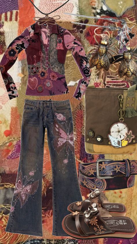 #outfitinspo #vintage #fitinspo #quirky #whimsigoth #unique Maximalist Outfit, Creepypasta Oc, Closet Accessories, Funky Outfits, Luna Lovegood, Cute Fit, My Vibe, Dream Wardrobe, Fitness Inspo