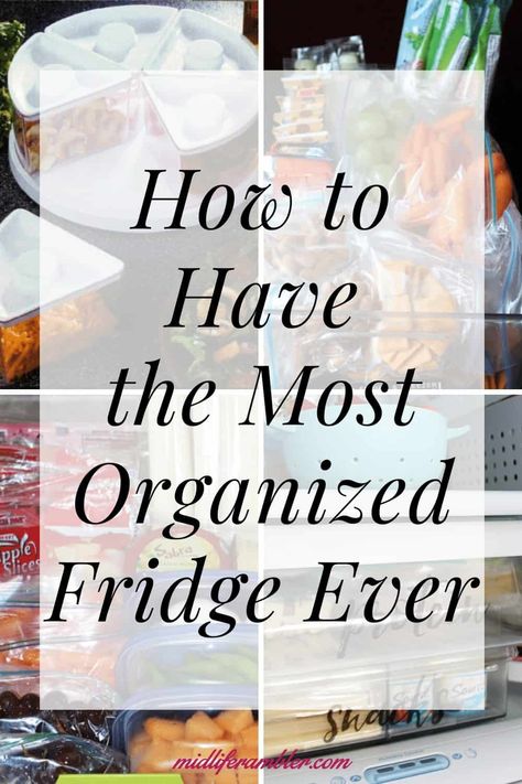 All the best hacks and tips for organizing your fridge and freezer. Get your refrigerator organized at last. #organizedhome #springcleaning #fridgeorganization Best Refrigerator Organization, Refrigerator Organization Videos, Organized Refrigerator Ideas, Side By Side Fridge Organization, Refrigerator Organization Ideas, Fridge Hacks, Small Fridge Organization, Fridge Organization Hacks, Best Fridge