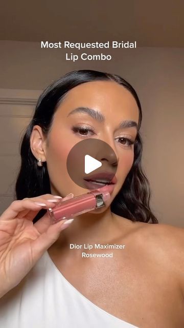 Danielle Estrada on Instagram: "My most requested bridal lip combo 🤍  Follow me on tik tok for this lip combo series and so many makeup videos 🥰 (danielllestrada)" Lip Color For Brunettes, Bride Lip Color Wedding Day, Fair Skin Lip Combo, Wedding Lip Combo, Bridal Lip Combo, Lip Combo For Fair Skin, Danielle Estrada, Bridal Lips, Best Lip Combos