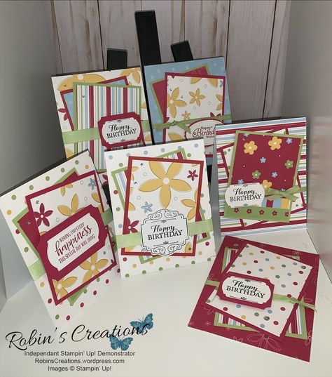 Call Me Crafty Al, Crafty Al, Cards Using Scraps, Sheetload Of Cards, Card Sketches With Measurements, One Sheet Wonder Cards, Stampin Up Dsp, One Sheet Wonders, Papercraft Ideas