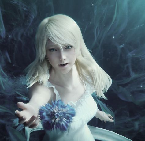 Luna Freya, Lunafreya Nox Fleuret, Noctis And Luna, World Of Warcraft Characters, Warcraft Characters, Final Fantasy Vi, Final Fantasy Artwork, Final Fantasy Art, Fantasy Images