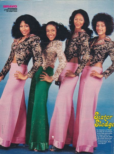 Sister Sledge, 70s Inspired Fashion, Vintage Black Glamour, Black Music, Black Power, Black Excellence, Black Culture, Fashion Vintage, Look At You