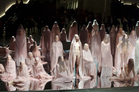 (19) Contemporary Art Blog on Tumblr: Vanessa Beecroft, Bellissima, 2015 Vanessa Beecroft, Prom Girl Dresses, Optical Art, Matte Painting, Dance Photos, Sculpture Installation, Special Thanks, Costume Design, Art Blog