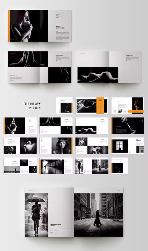 Square Photobook Template PSD. 28 Pages. Square Photobook Layout, Square Book Layout, Photobooks Design, Booklet Design Layout, Photobook Template, Coffee Table Book Design, Indesign Portfolio, Photography Portfolio Template, Album Photography