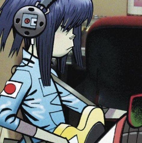 Noodle From Gorillaz, Gorillaz Icons, Jamie Hewlett Art, 2d And Noodle, Noodle Gorillaz, Gorillaz Band, Gorillaz Noodle, Im Cool, Kurama Naruto