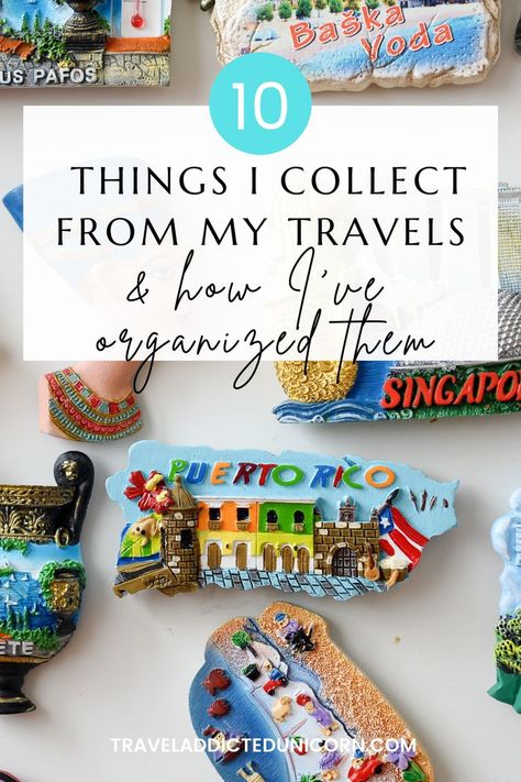 Travelling Souvenirs Display, Small Souvenir Ideas, Traveling Keepsakes Ideas, Souvenir Shelf Ideas, Displaying Magnets Collection, Traveling Souvenirs Ideas, Souvenir Pin Display Ideas, Souvenir Pins Display, Travel Ornament Display