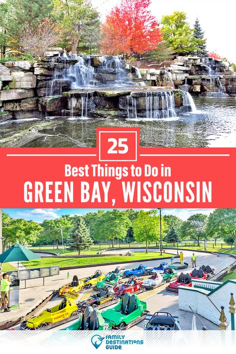 Want to see the most incredible things to do in Green Bay, WI? We’re FamilyDestinationsGuide, and we’re here to help: From unique activities to the coolest spots to check out, discover the BEST things to do in Green Bay, Wisconsin - so you get memories that last a lifetime! #greenbay #greenbaythingstodo #greenbayactivities #greenbayplacestogo Wisconsin Vacation, Exploring Wisconsin, Appleton Wisconsin, Green Bay Wisconsin, Midwest Travel, Wisconsin Travel, Family Destinations, Road Trip Planning, Free Activities