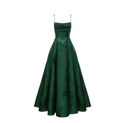 Forest Green Prom Dress Long, Dark Green Flowy Dress, Dark Green Graduation Dress, Forest Green Ball Gown, Dark Green Yule Ball Dress, Prom Dresses Green Dark, Dark Green Ball Dress, Dark Green Flowy Prom Dress, Dark Green Sweet 16 Dress