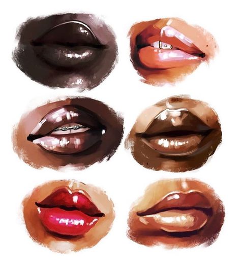 Lips Study, Inked Sketch, Lips Sketch, Pretty Lips, Lips Painting, Lip Drawing, Mouth Drawing, Sketch Tattoo, Light Study