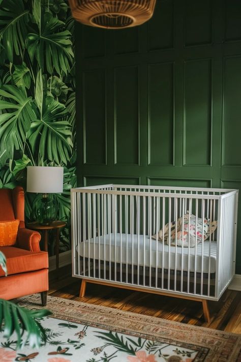 Sustainable Green Nursery Ideas for Eco-Friendly Parents Green Nursery Ideas, Sustainable Nursery, Eco Friendly Flooring, Knee Wall, Backyard Balcony, Stylish Nursery, Green Nursery, Eco Friendly Baby, Organic Decor