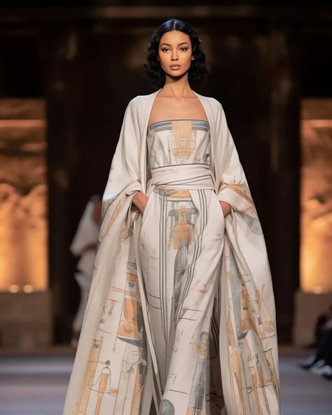 Egyptian Fashion Design, Ancient Egypt Inspired Fashion, Egypt Inspired Outfits, Ancient Egyptian Fashion Women, Egyptian Clothing Modern, Ancient Egyptian Clothing Woman, Ancient Egypt Outfits, Egypt Dress Fashion, Egyptian Outfits Women