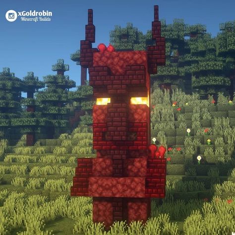 If you’re looking for awesome Minecraft statue builds, stick around. I’ve got some creative statue builds to share with you. This tutorial shows you how to build the King Villager. Goldrobin Minecraft, Minecraft Kale, Minecraft Statue, Minecraft Villager, Minecraft Building Ideas, Minecraft Statues, Minecraft Structures, Minecraft Farm, Easy Minecraft Houses