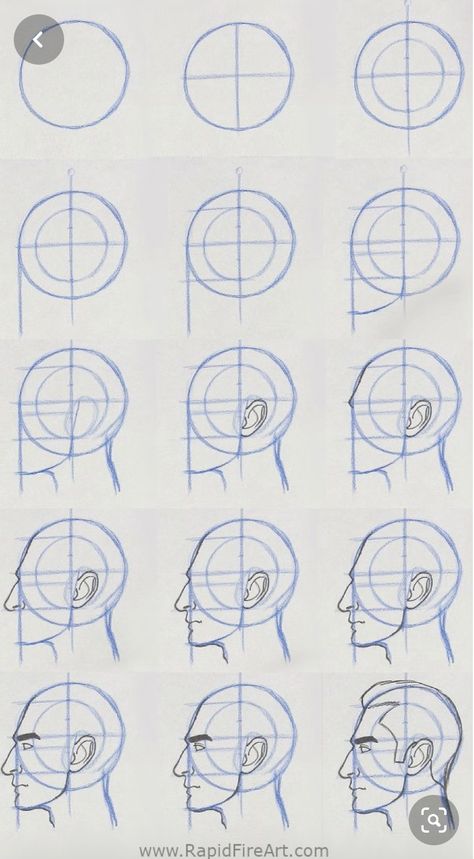 How To Draw The Human Head, Loomis Method Head Tutorial, Semi Realistic Full Body Drawing, Loomis Method Side View, Face Anatomy Drawing Step By Step, Face Drawing Tutorial Step By Step, Head Guidelines Drawing, Head Drawing Realistic, Head Proportions Drawing