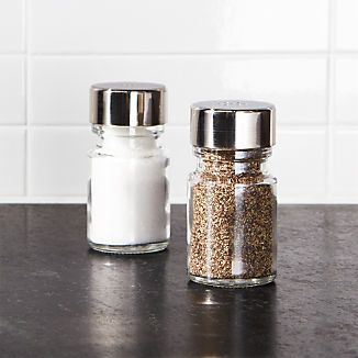 https://www.crateandbarrel.com/kitchen-and-food/salt-and-pepper/1?a=1943 Air Popcorn Maker, Stovetop Popcorn, Salt & Pepper Shakers, Bridal Registry, Salt And Pepper Mills, No Salt Recipes, Pepper Mill, Salt Shaker, Brushed Metal