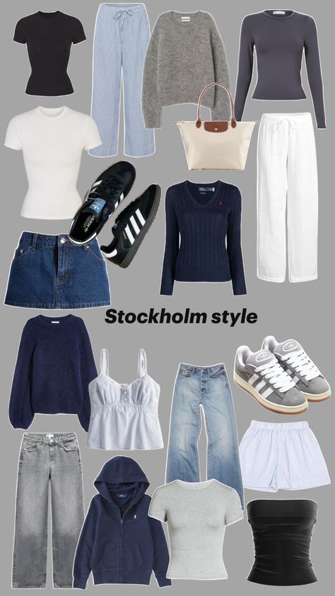 Easy A Outfits, Stolckom Aesthetic, Stockholm Style Wardrobe, Uk College Outfits, Stolkhome Outfits, Outfit Inspo Collage, Collage Fits, Outfits Stockholm, Style Stockholm