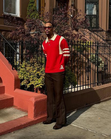 Streetwear Red Outfit, Valentines Outfit Men, Streetwear Fashion Baggy, Night Fits, Fashion Baggy, Fit Pics, Valentines Outfit, Fine Photography, Fire Fits