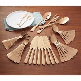 Copper Flatware, Gold Silverware, Desert House, Country Door, 2024 Design, Serving Fork, Sugar Spoon, Salad Fork, Dinner Fork