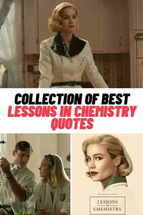 Lessons In Chemistry Book Quotes, Lessons In Chemistry Apple Tv, Lessons In Chemistry Quotes, Lessons In Chemistry Book, Lessons In Chemistry, Chemistry Quotes, Bookish Quotes, Film Club, Chemistry Lessons