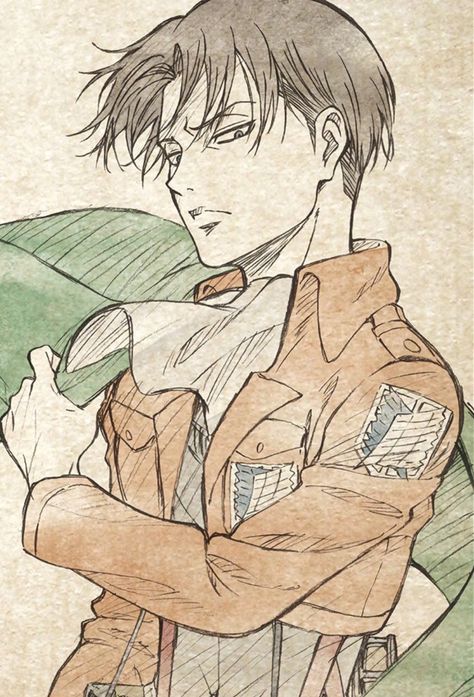 A very pretty captain Titan Fanart, Captain Levi, Attack On Titan Funny, Attack On Titan Fanart, Attack On Titan Levi, Attack On Titan Art, Levi Ackerman, Anime Character Drawing, Attack On Titan Anime