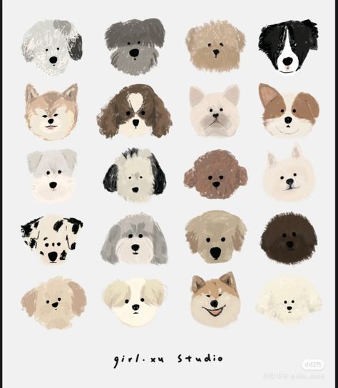 Funny Dogs Drawing, Cute Pet Illustration, Dog Cute Illustration, Dog Art Drawing, Dog Laughing, Painting Clipart, Laughing Videos, Cute Dog Illustration, Dogs Watercolor