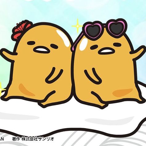 Gudetama Stuff, Egg Gudetama, Lazy Egg, Kawaii Background, Huevos Fritos, Hello Kitty Backgrounds, Hello Kitty Items, Kids Poster, Kawaii Drawings