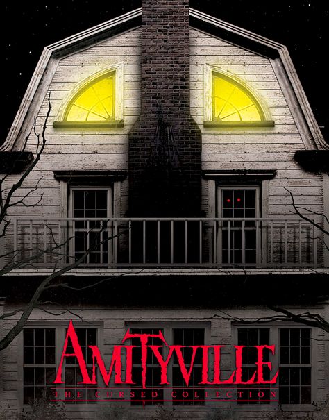 AMITYVILLE: THE CURSED COLLECTION: AMITYVILLE: THE EVIL ESCAPES / AMITYVILLE: IT'S ABOUT TIME / AMITYVILLE: A NEW GENERATION / AMITYVILLE: DOLLHOUSE LIMITED EDITION BLU-RAY BOX SET (VINEGAR SYNDROME) The Amityville Horror, Amityville Horror, Classic Monster Movies, Set Photography, Blu Ray Collection, Cursed Objects, Scary Stories To Tell, Old Mirrors, Angry Birds Movie