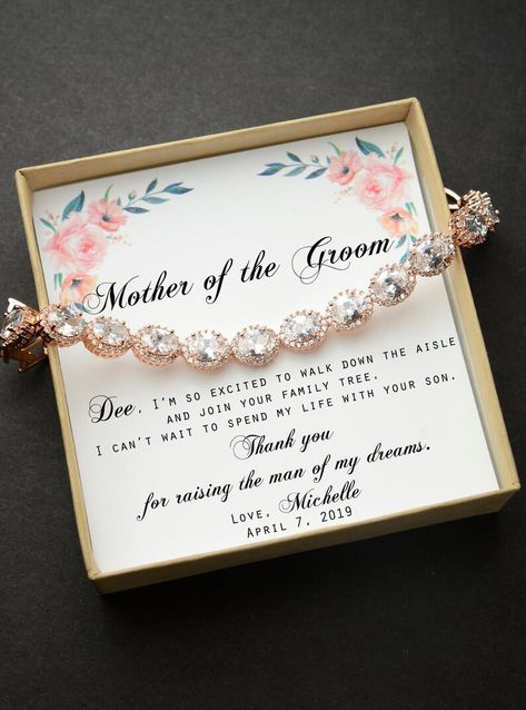 Mother of the Groom gift Mother in Law Gift Mother of the Bride gift Mother in law wedding gift future mother in law gift wedding gift  ♥ MADE TO LAST: We use quality precious metal that are permanently bonded over the base metal, making them extremely durable (will not flake off, rush or tarnish with reasonable care . We include instruction how to care for your jewelry on each purchase . ♥ HYPOALLERGENIC: Nickel and lead free ,safe for everyone even for those with sensitive skin ♥ GIFT READY: C Mother Of The Groom Gift Ideas, Groom Gift Ideas, Future Mother In Law, Gift Mother In Law, Mother Of The Groom Gift, Cadeau Parents, Wedding Gifts For Parents, Mother Of The Groom Gifts, Mother Of The Bride Gift