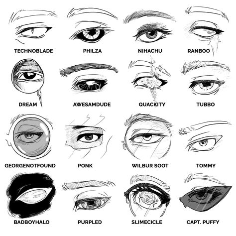 Eye Reference Drawing Male, Male Eye Drawing Reference, Clingy Duo, Bench Trio, Eye Expressions, Drawing Face Expressions, Naruto Sketch Drawing, Drawing Tutorials For Beginners, Manga Drawing Tutorials