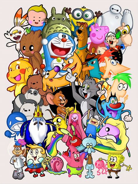 Cartoon Network Characters Wallpapers, Old Cartoons Wallpaper, Cartoon Doodles Disney Characters, Disney Art Drawings Cartoon Characters Sketch, Cartoon Network Wallpapers, Old Cartoon Network Shows, All Cartoon Characters, Cartoon Network Art, Cartoon Network Characters