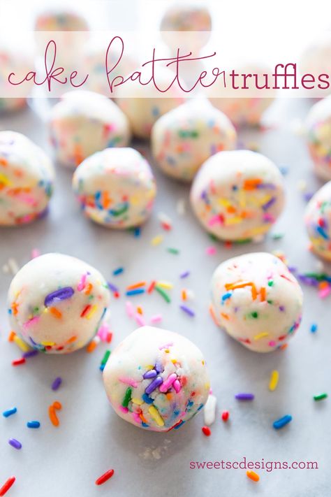 2 Ingredient Cake, Two Ingredient Cakes, 2 Ingredient Cakes, Cake Batter Truffles, Beginner Baker, Cake Batter Recipes, No Bake Truffles, No Bake Cake Pops, Yogurt Frozen